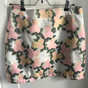 Kling pink floral skirt